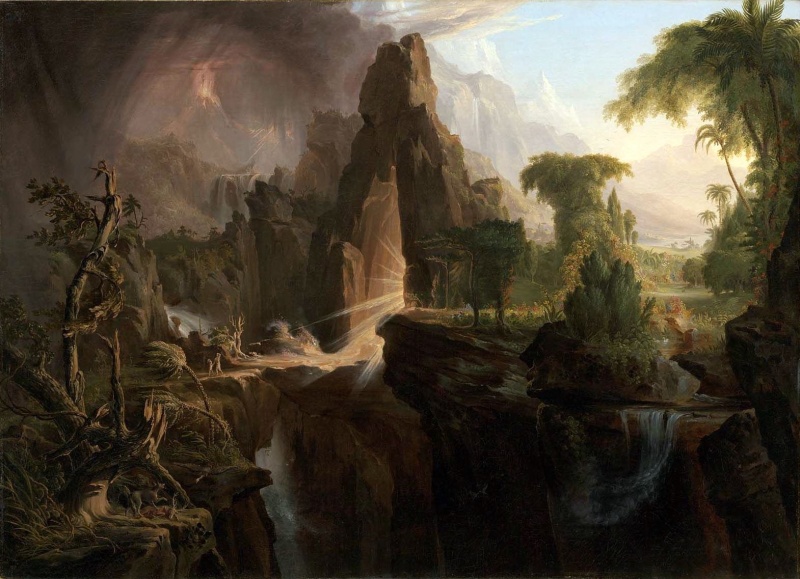 File:Cole Thomas Expulsion from the Garden of Eden 1828.jpg